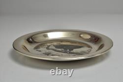 1975 Sterling Silver Franklin Mint Bird Plate Bald Eagle-Limited Ed. #1924