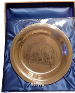 1975 Sterling Silver Franklin Mint Florida State University FSU Plate Sealed