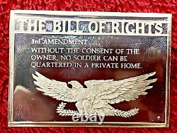 1975 The Bill Of Rights Ingots Collection Franklin Mint 11.3267 Tr Oz #998-024