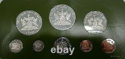 1975 Trinidad & Tobago 8 Coins Gem Proof Franklin Mint Set Sterling Silver