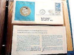 1975 U. N. 1st Edition Proof Five Different Sterling Silver Commemorative Medals