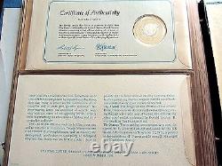 1975 U. N. 1st Edition Proof Five Different Sterling Silver Commemorative Medals