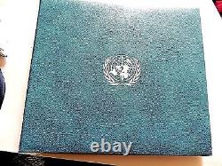 1975 U. N. 1st Edition Proof Five Different Sterling Silver Commemorative Medals