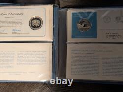 1975 UN Medallic First Day Covers Complete Set Sterling Silver 5 Medals