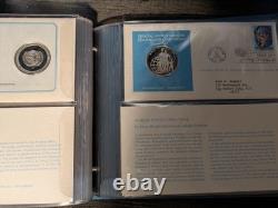 1975 UN Medallic First Day Covers Complete Set Sterling Silver 5 Medals