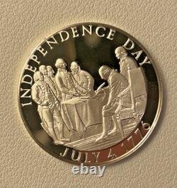 1976 Bicentennial Day Sterling Silver Medal Franklin Mint MS proof