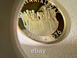 1976 Bicentennial Day Sterling Silver Medal Franklin Mint MS proof