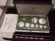 1976 Coinage Of Guyana Franklin Mint Sterling Silver 8-coin Proof Set With Coa-ube