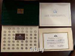 1976 Franklin Mint Pro Football Hall of Fame Immortals Sterling Silver Coin Set