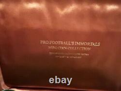 1976 Franklin Mint Pro Football Hall of Fame Immortals Sterling Silver Coin Set