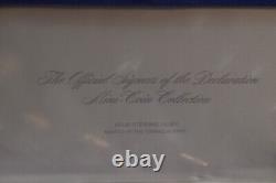 1976 Franklin Mint Signers of Declaration Mini Coins Sterling Silver 55 of 56