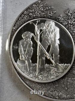 1976 Franklin Mint Sterling Silver Above the Fruited Plain Medal