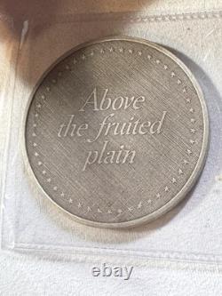1976 Franklin Mint Sterling Silver Above the Fruited Plain Medal