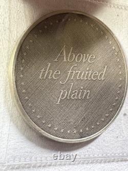 1976 Franklin Mint Sterling Silver Above the Fruited Plain Medal