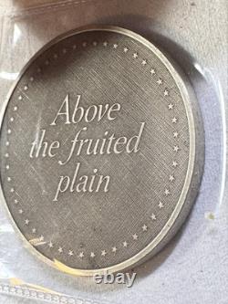 1976 Franklin Mint Sterling Silver Above the Fruited Plain Medal