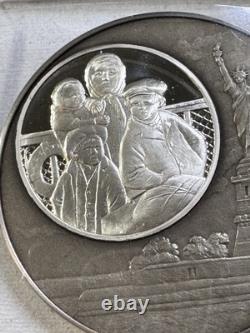 1976 Franklin Mint Sterling Silver America! America! Medal