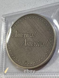 1976 Franklin Mint Sterling Silver America! America! Medal