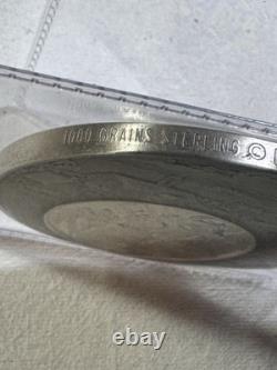 1976 Franklin Mint Sterling Silver Crown Thy Good With Brotherhood Medal