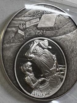 1976 Franklin Mint Sterling Silver for Amber Waves of Grain Medal