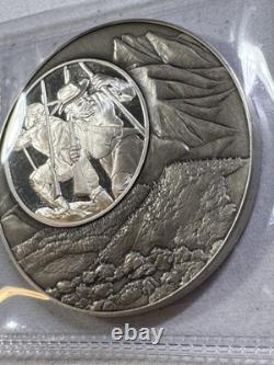 1976 Franklin Mint Sterling Silver for Purple Mountains Majesties Medal
