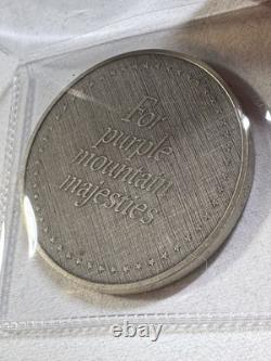 1976 Franklin Mint Sterling Silver for Purple Mountains Majesties Medal