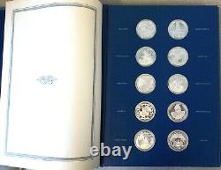 1976 Franklin Mint The Fifty-State Bicentennial Medal Collection Sterling Silver