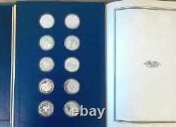 1976 Franklin Mint The Fifty-State Bicentennial Medal Collection Sterling Silver