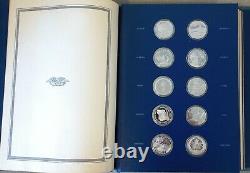 1976 Franklin Mint The Fifty-State Bicentennial Medal Collection Sterling Silver