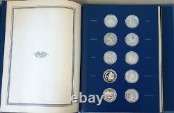 1976 Franklin Mint The Fifty-State Bicentennial Medal Collection Sterling Silver