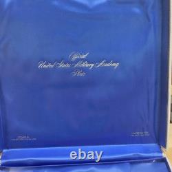 1976 Franklin Mint United States Military Academy Sterling Silver Plate NIB