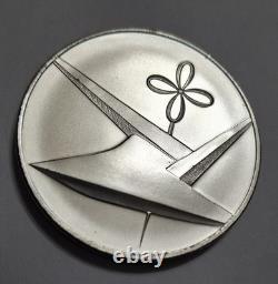 1976 IOWA Bicentennial 925 Sterling Silver Medal Franklin Mint Des Moines 33g 74