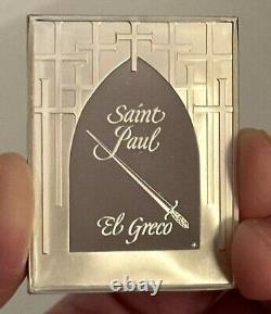 1976 St. Paul & St. Matthew The EL GRECO Apostle Portraits 1.25oz. Each SILVER