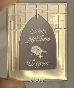 1976 St. Paul & St. Matthew The EL GRECO Apostle Portraits 1.25oz. Each SILVER