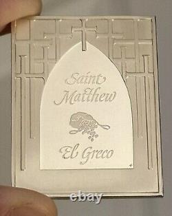 1976 St. Paul & St. Matthew The EL GRECO Apostle Portraits 1.25oz. Each SILVER