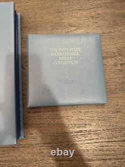 1976 Sterling Silver Fifty-State Bicentennial Medal Collection Franklin Mint