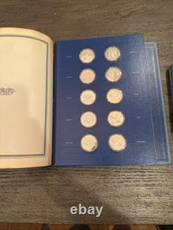 1976 Sterling Silver Fifty-State Bicentennial Medal Collection Franklin Mint