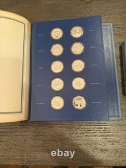 1976 Sterling Silver Fifty-State Bicentennial Medal Collection Franklin Mint