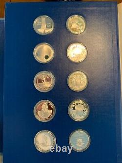 1976 The Fifty-State Bicentennial Medal Collection 50OZ Sterling Silver 1st Ed