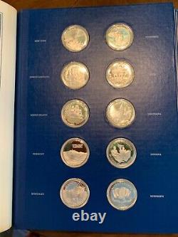 1976 The Fifty-State Bicentennial Medal Collection 50OZ Sterling Silver 1st Ed