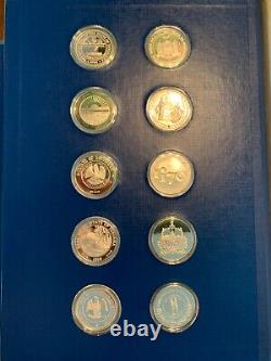 1976 The Fifty-State Bicentennial Medal Collection 50OZ Sterling Silver 1st Ed