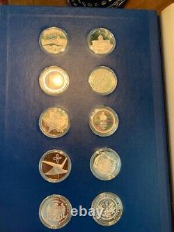1976 The Fifty-State Bicentennial Medal Collection 50OZ Sterling Silver 1st Ed