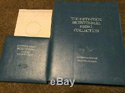 1976 The Fifty-State Bicentennial Medal Collection 55 OZ Sterling Silver with COA