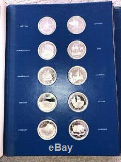 1976 The Fifty-State Bicentennial Medal Collection 55 OZ Sterling Silver with COA