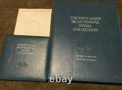 1976 The Fifty-State Bicentennial Medal Collection 55 oz Sterling Silver with COA