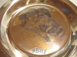 1976franklin Mint Solid Sterling Silver Mothers Day Plate Spencer