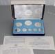 1977 Coinage Of Belize Sterling Silver 8 Coin Proof Set Franklin Mint