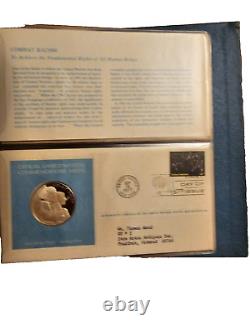 1977 Franklin Mint Official UN Silver Medallic FDC Rare