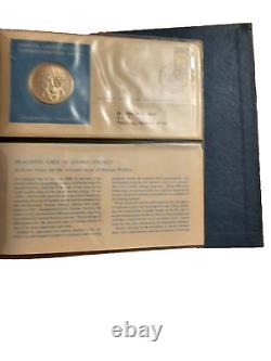 1977 Franklin Mint Official UN Silver Medallic FDC Rare