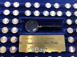 1977 Franklin Mint Presidents and First Ladies Solid Sterling Silver 79 Medals