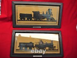 1977 Franklin Mint Sterling Silver Classic American Locomotive Silhouettes